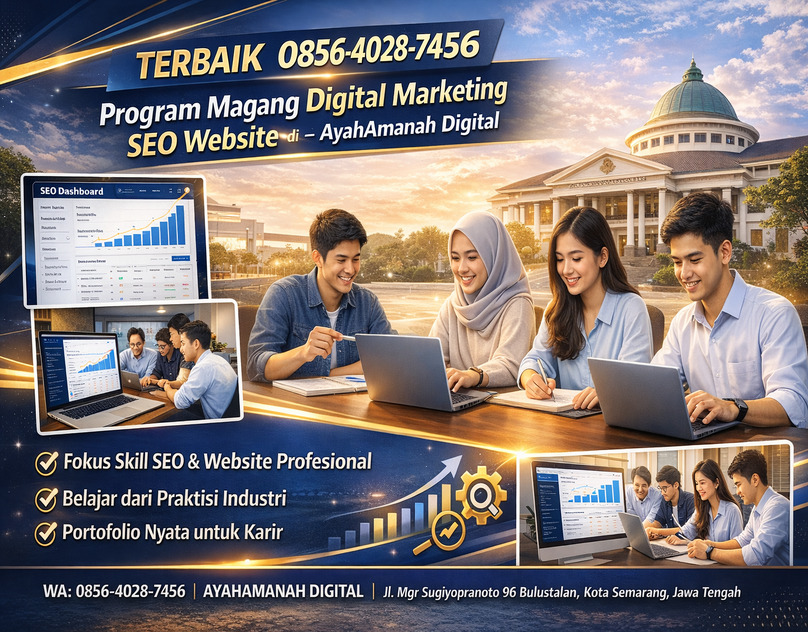 4 Program Magang Digital Marketing SEO Website