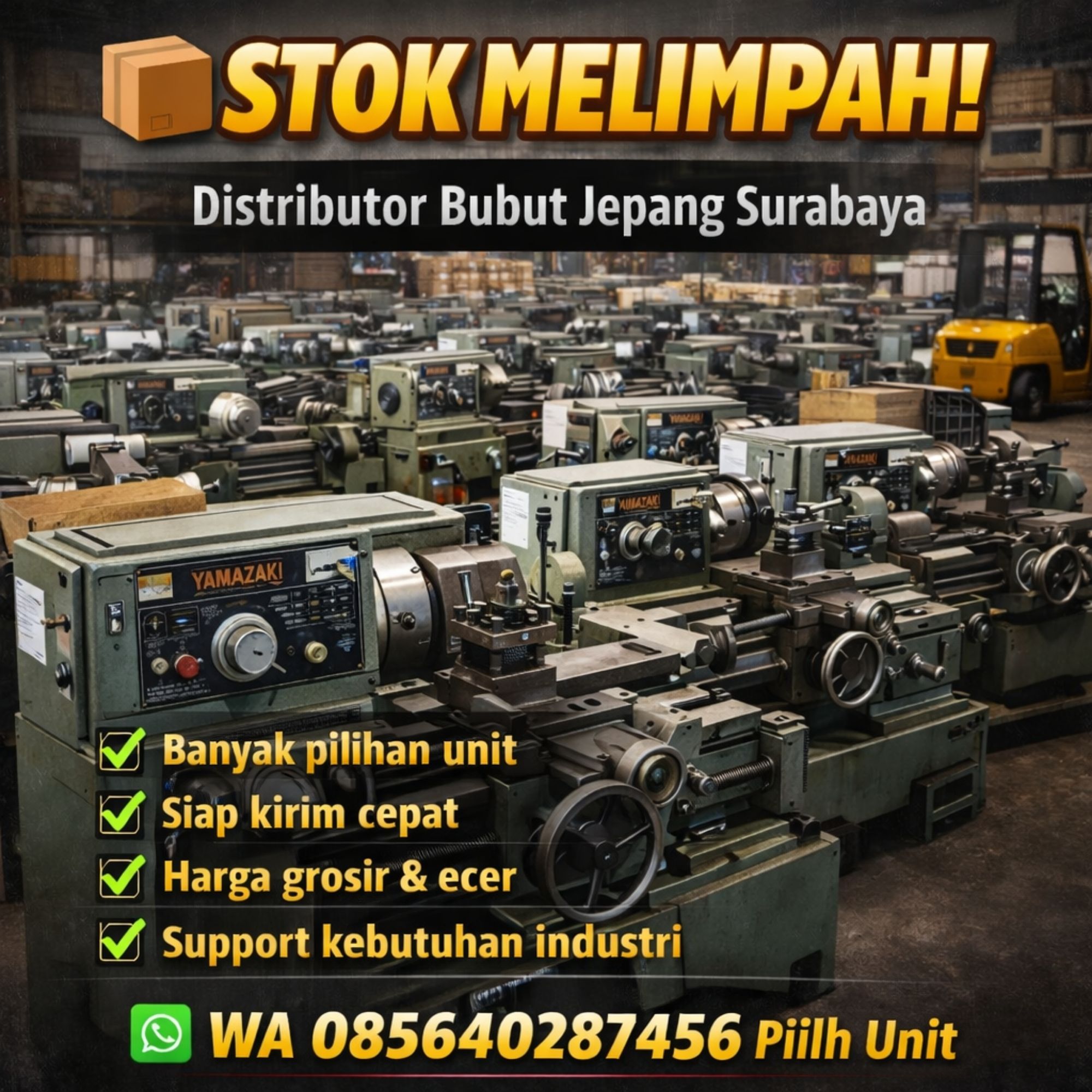 jual mesin bubut yamazaki