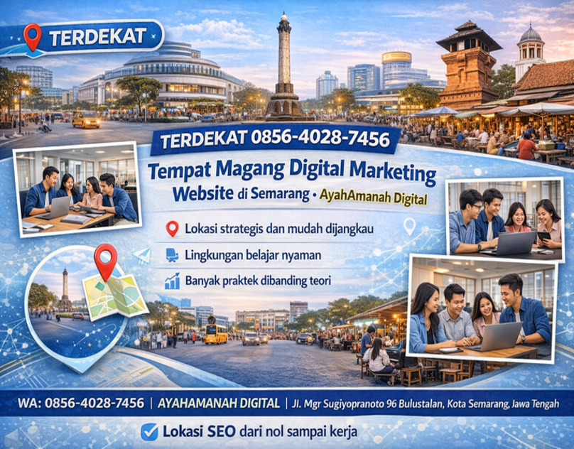 5 Tempat Magang Digital Marketing Website di Semarang