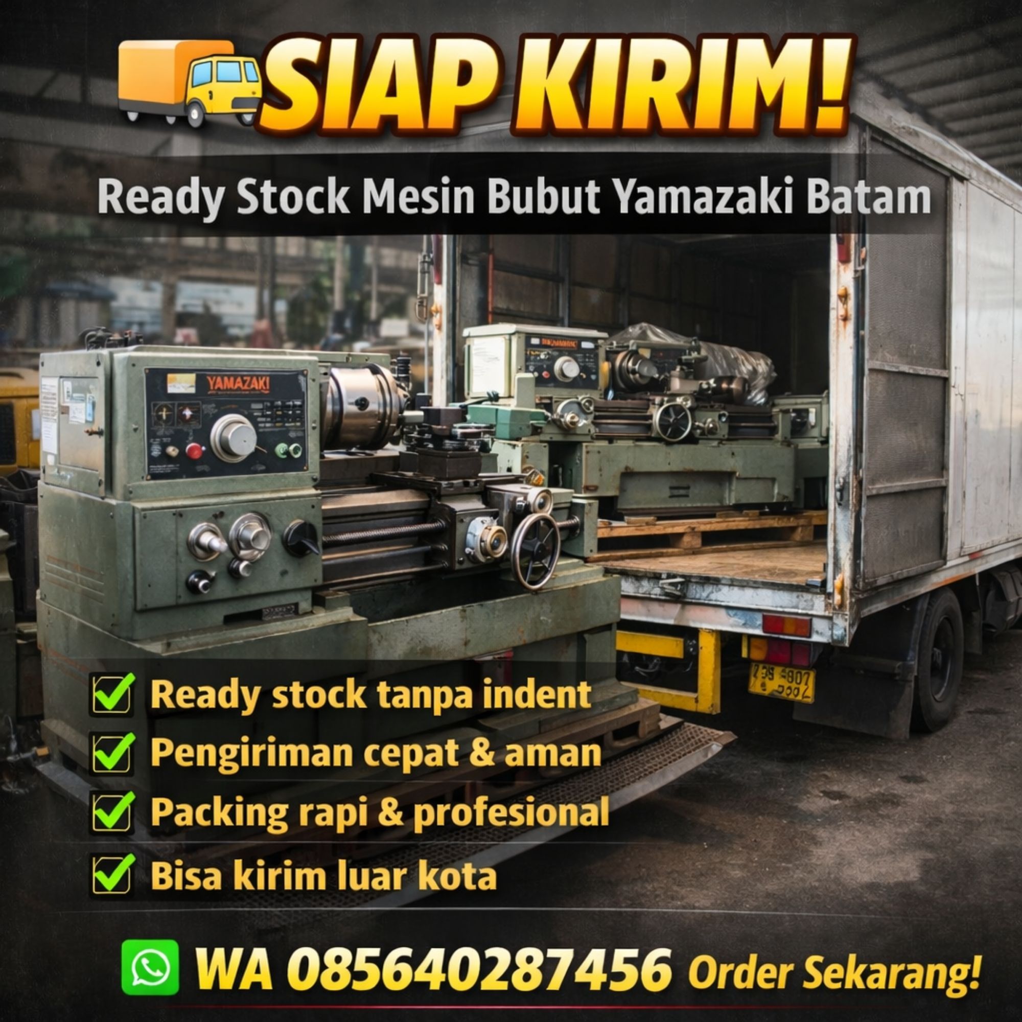 jual mesin bubut yamazaki