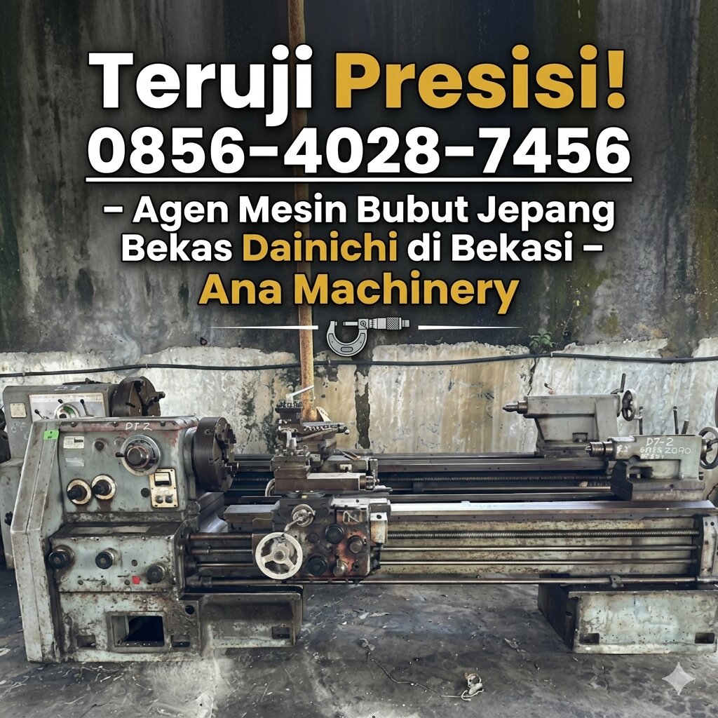 Agen Mesin Bubut Jepang Bekas Dainichi di Bekasi (1)