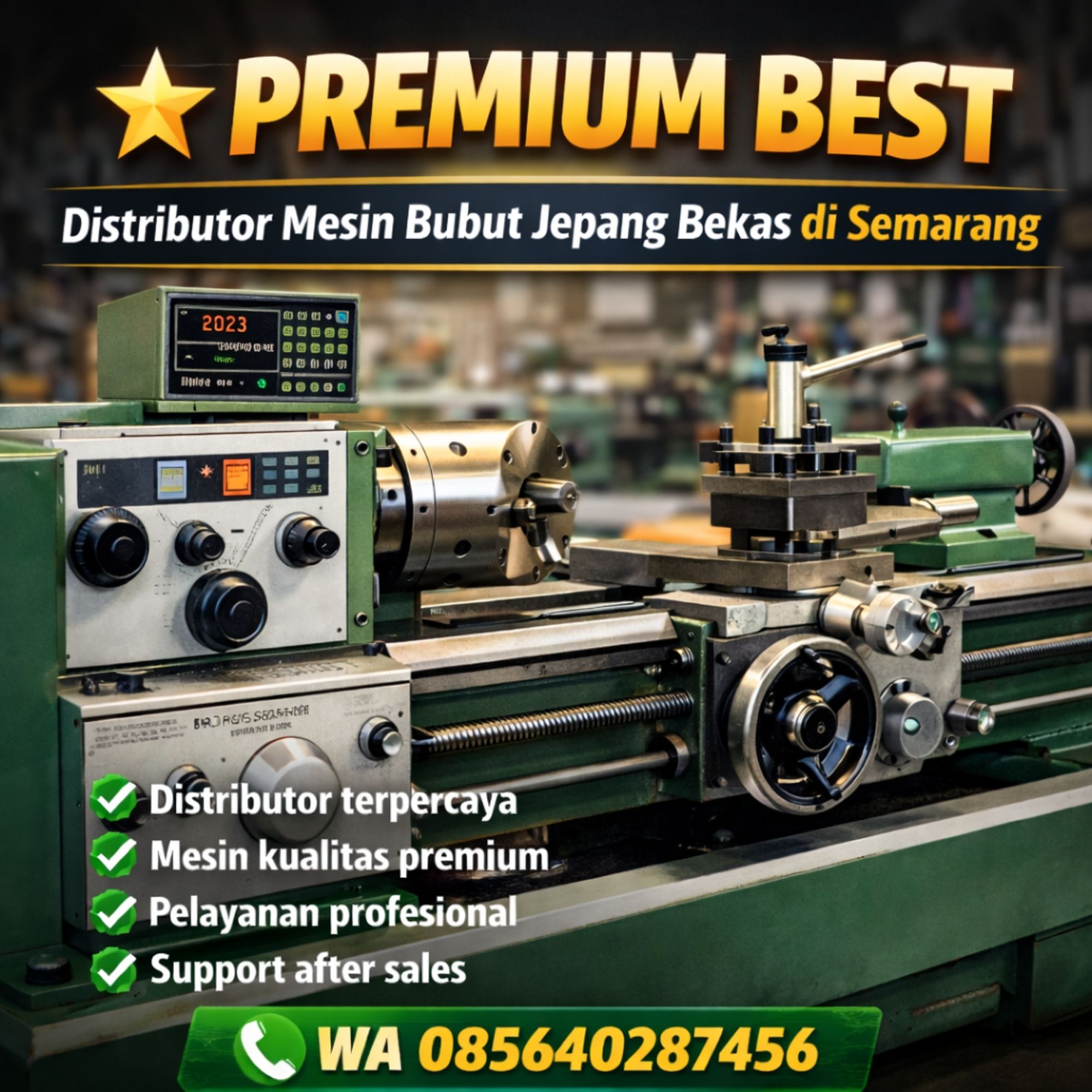 Distributor Mesin Bubut Jepang Bekas di Semarang