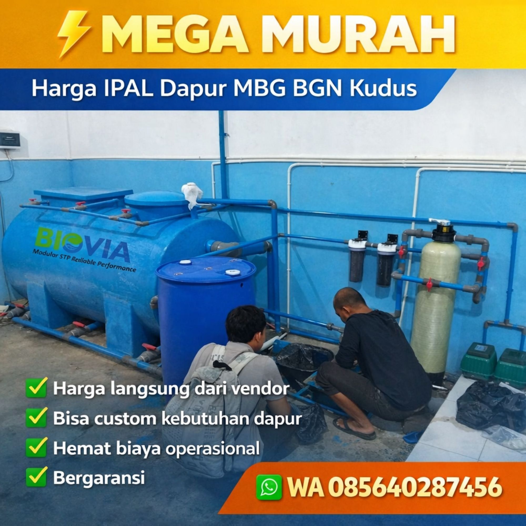 Harga IPAL Dapur MBG Badan Gizi Nasional di Kudus