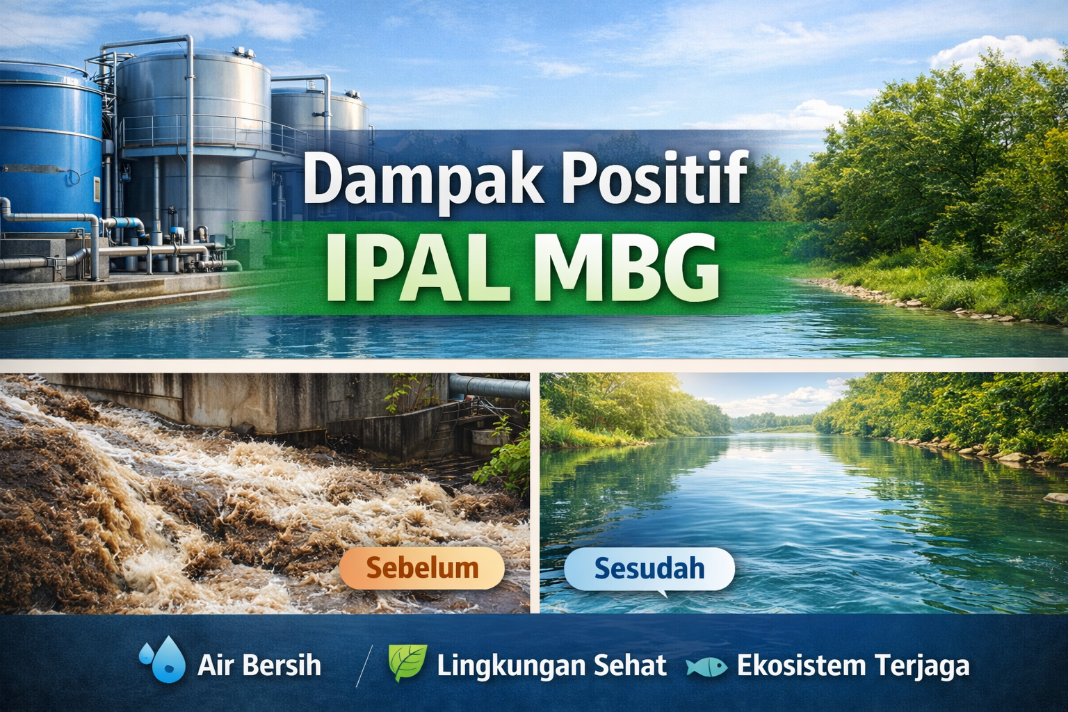 Cara Kerja IPAL MBG Secara Sederhana dan Efektif