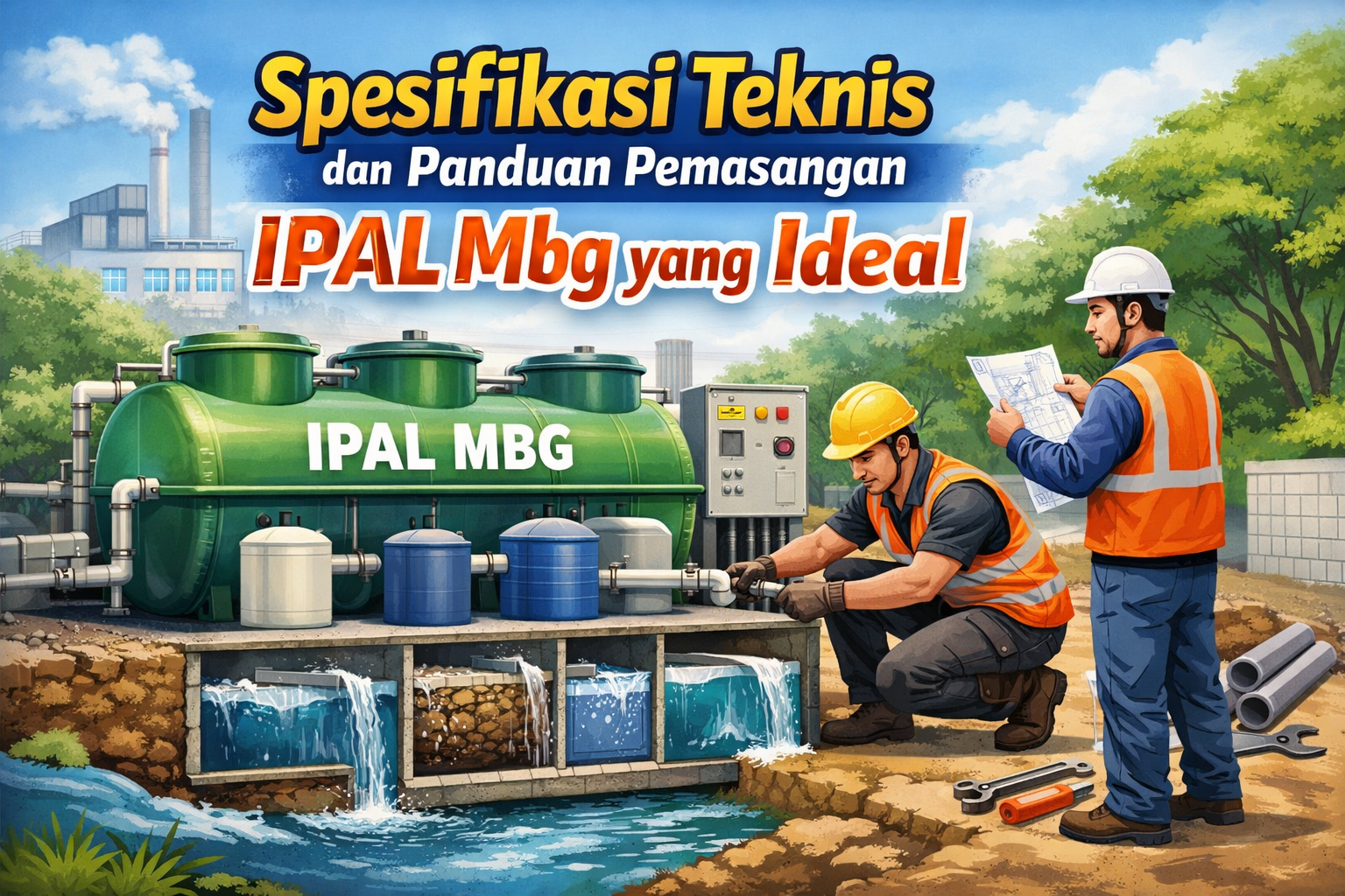 Spesifikasi Teknis dan Panduan Pemasangan IPAL Mbg yang Ideal