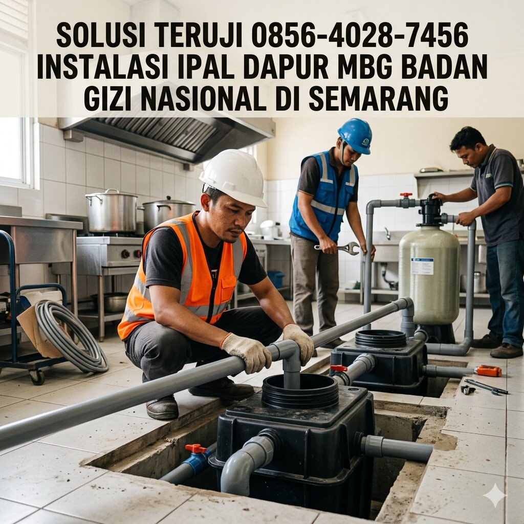 Instalasi IPAL Dapur MBG Badan Gizi Nasional di Semarang (1)