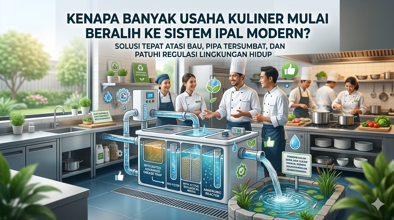 Kenapa Banyak Usaha Kuliner Beralih ke Sistem IPAL Modern