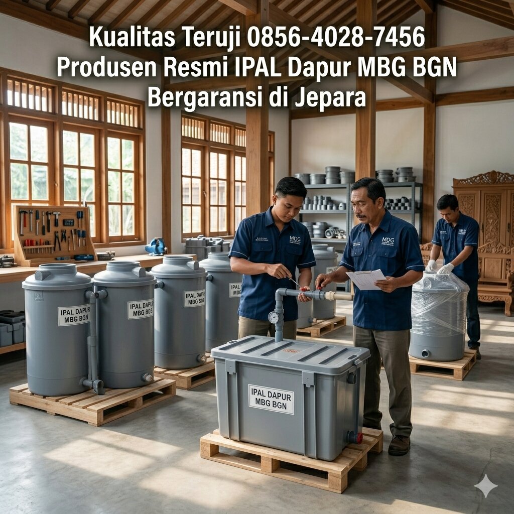 Produsen Resmi IPAL Dapur MBG BGN Bergaransi di Jepara (5)