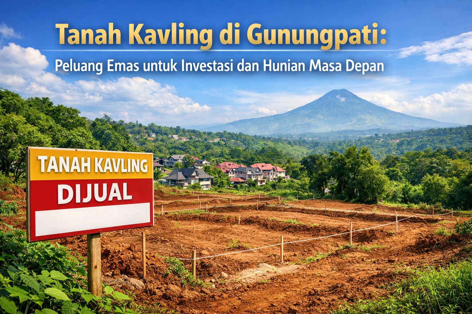 Tanah Kavling di Gunungpati Murah & Potensial