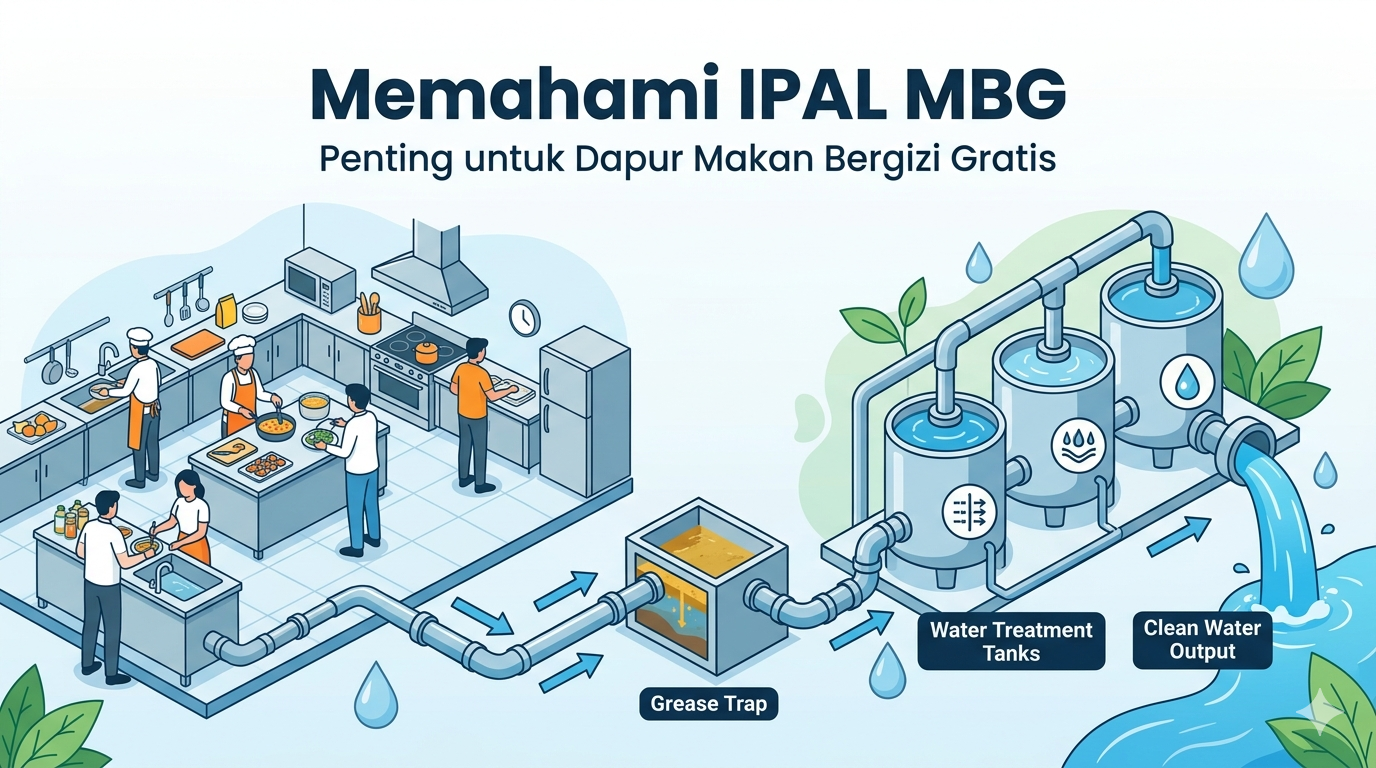 Memahami IPAL MBG: Kenapa Sistem Ini Penting untuk Dapur Program Makan Bergizi Gratis