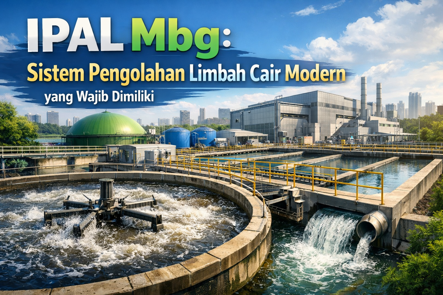 IPAL Mbg Berkualitas untuk Pengolahan Limbah