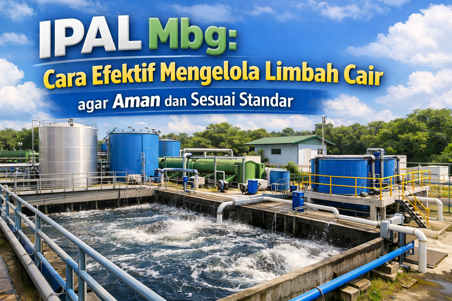 IPAL Mbg: Cara Efektif Pengolahan Limbah Cair