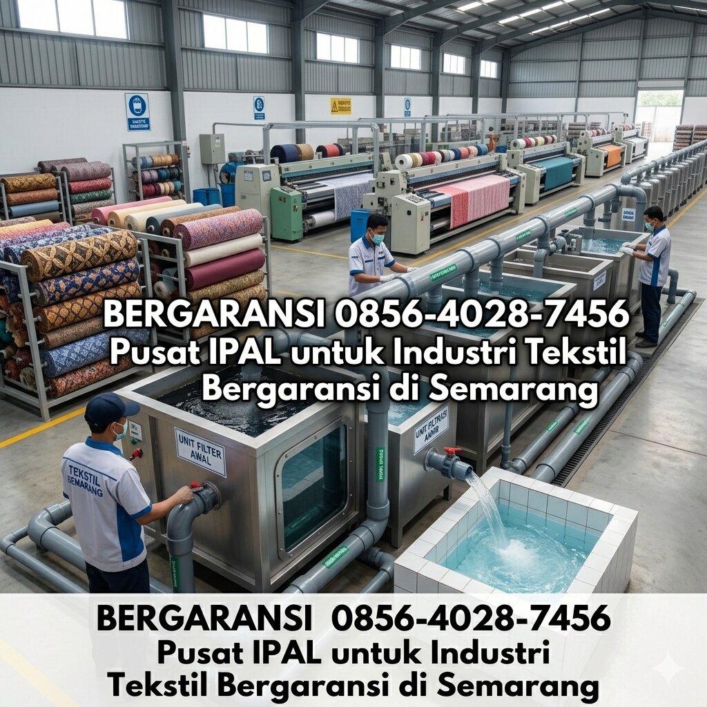 Pusat IPAL untuk Industri Tekstil Bergaransi di Semarang (5)