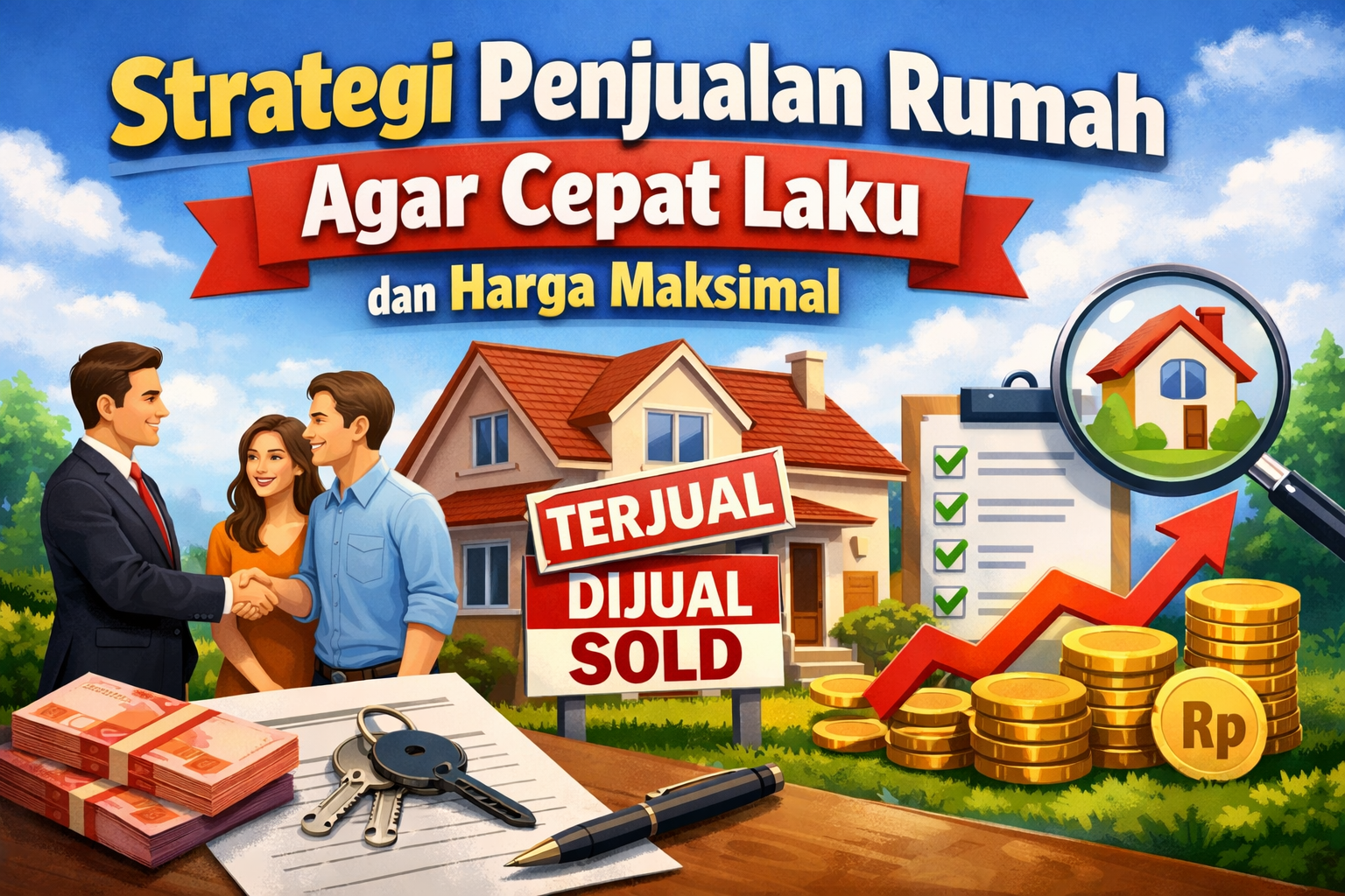 penjualan rumah minimalis tampak depan