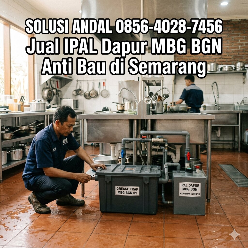 Jual IPAL Dapur MBG BGN Anti Bau di Semarang (1)