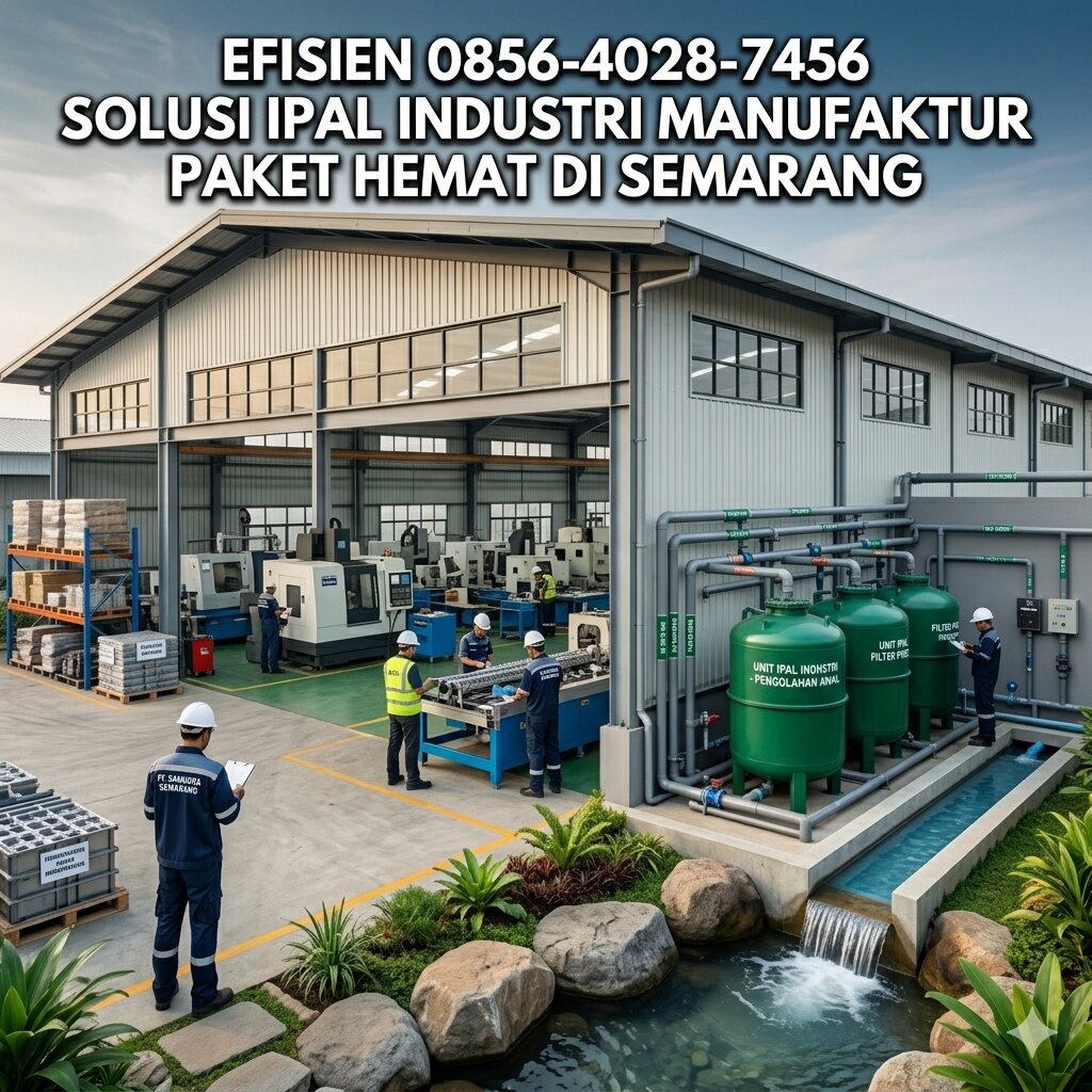 Solusi IPAL Industri Manufaktur Paket Hemat di Semarang (2)
