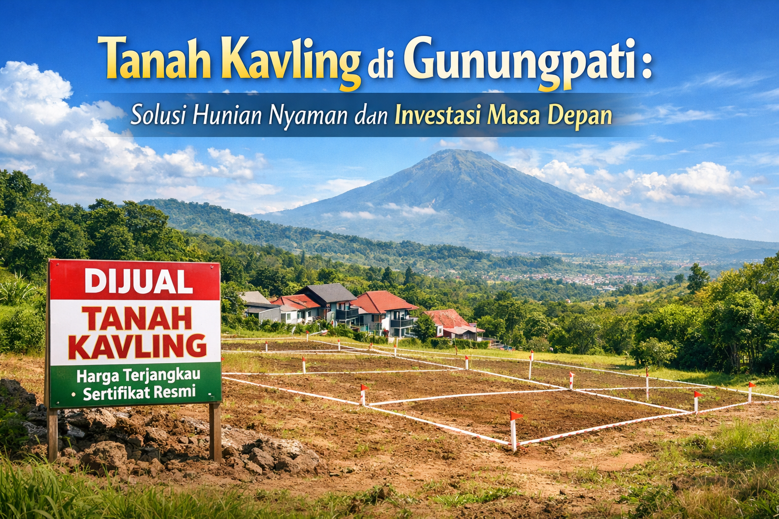 Tanah Kavling di Gunungpati Murah & Strategis