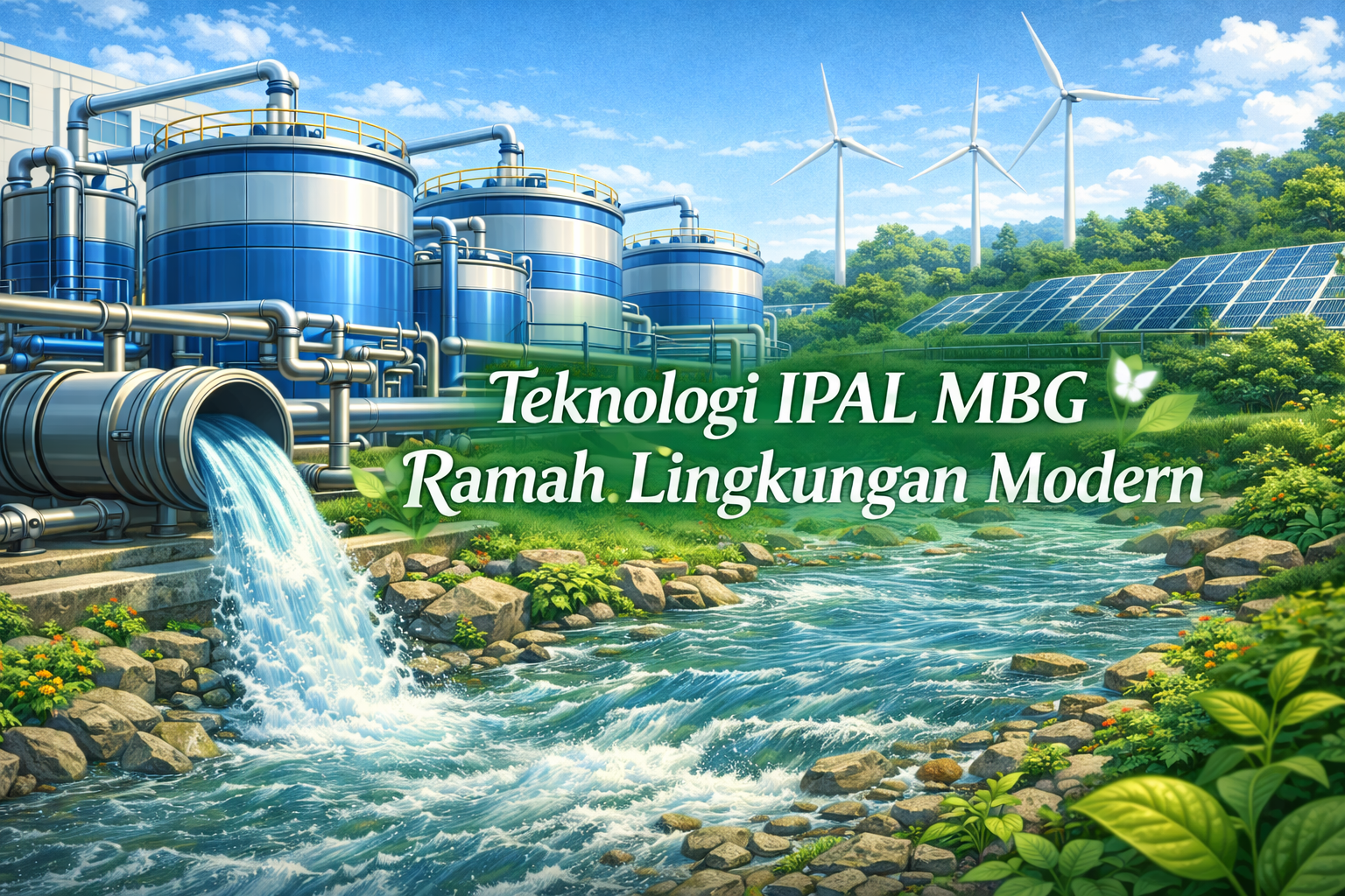 Teknologi IPAL MBG Ramah Lingkungan Modern