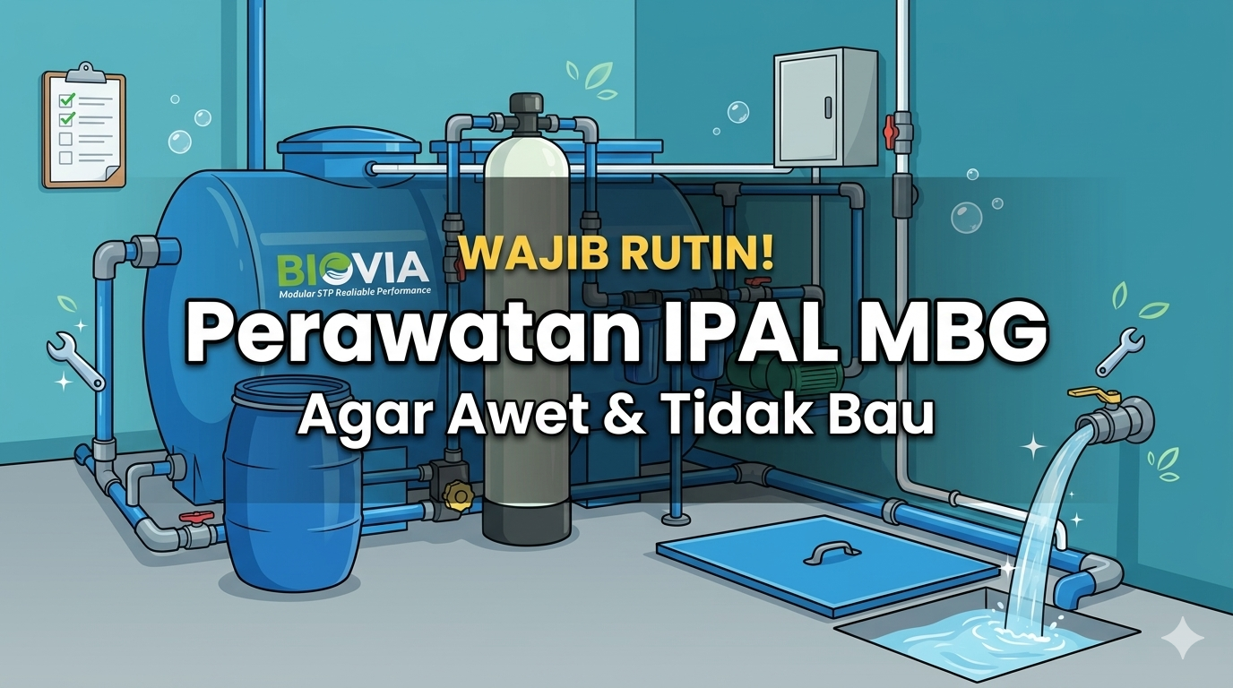 Cara Perawatan IPAL MBG Agar Awet dan Tidak Menimbulkan Bau