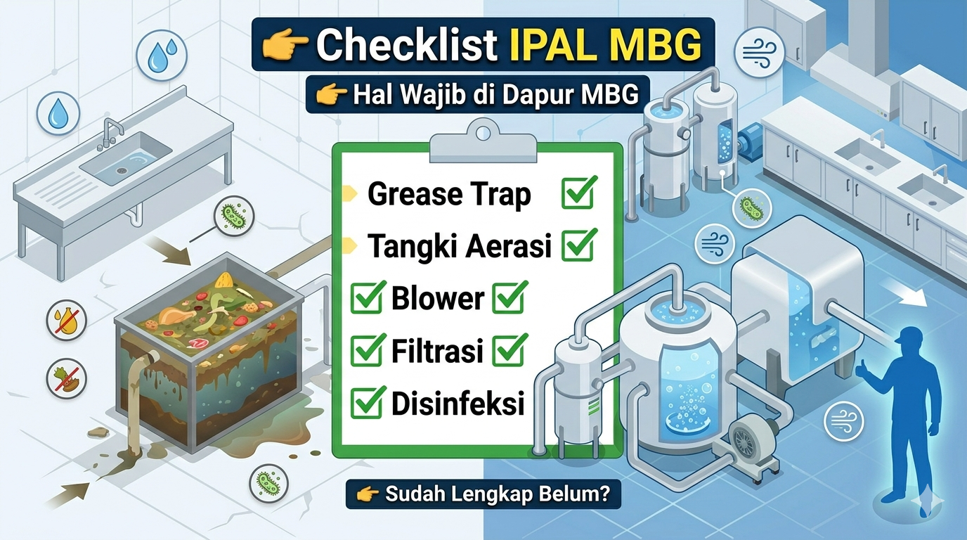 Checklist Lengkap IPAL MBG: Hal Wajib yang Harus Ada di Dapur MBG