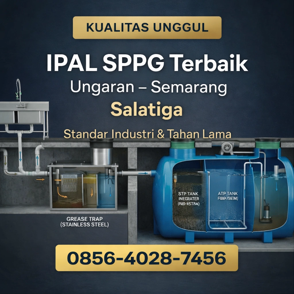 Kualitas Unggul | 0856-4028-7456 Harga IPAL SPPG Terbaik di Ungaran Semarang Salatiga