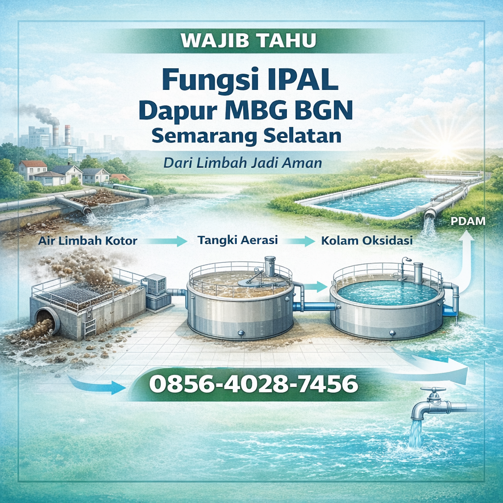 Wajib Tahu | 0856-4028-7456 Fungsi IPAL Dapur MBG BGN di Semarang Selatan