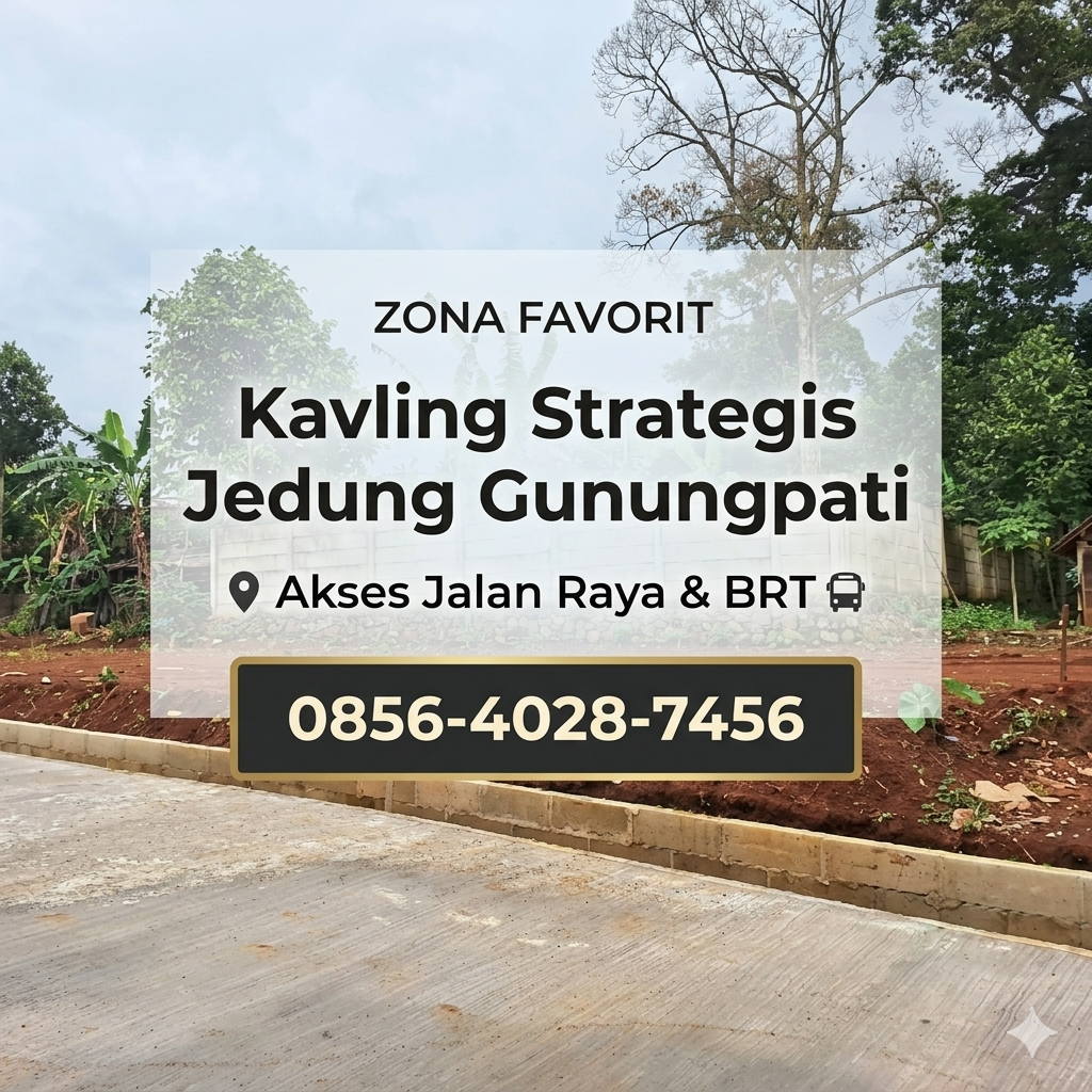 Zona Favorit | 0856-4028-7456 | Jual Kavling Strategis di Kawasan Jedung Gunungpati Semarang