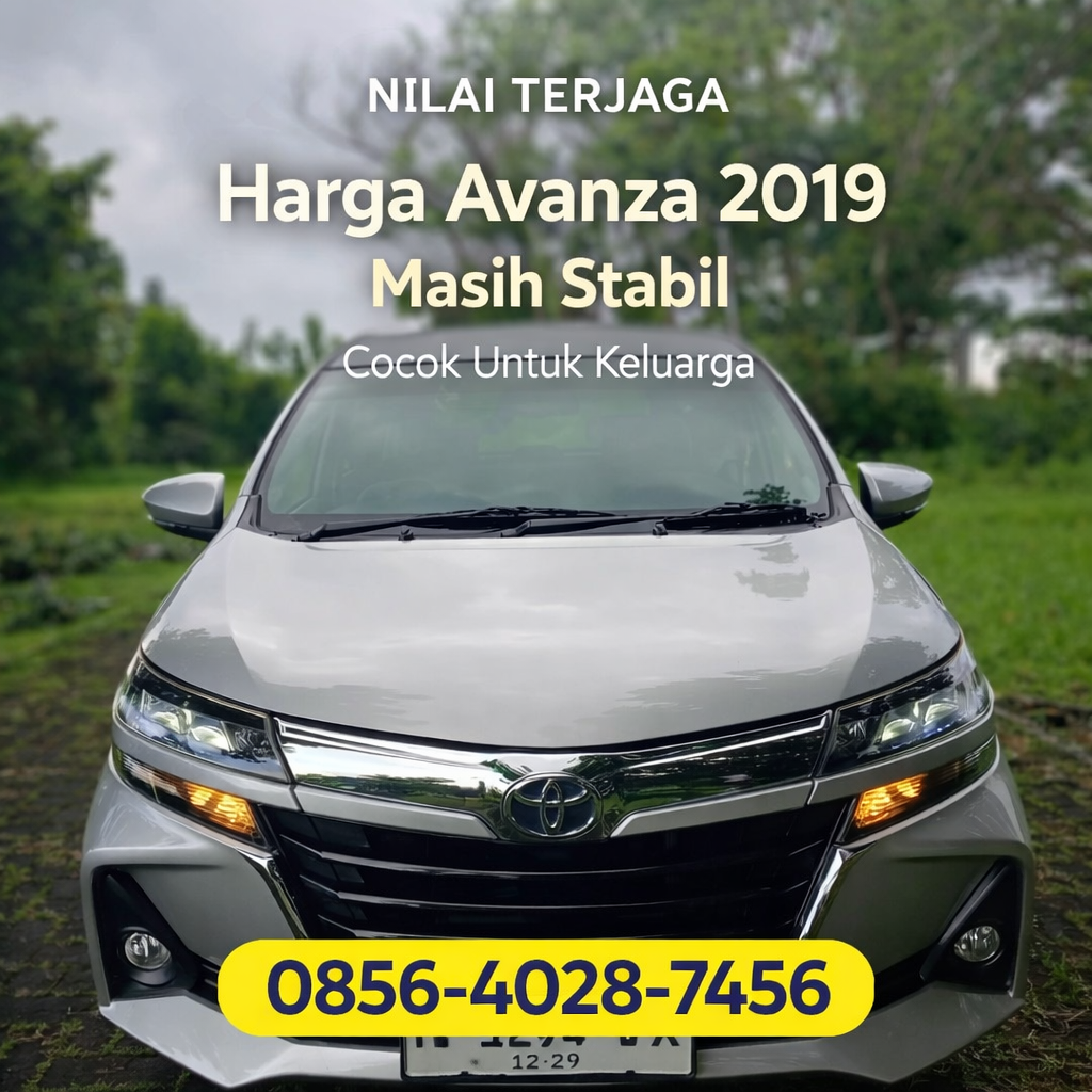 Nilai Terjaga | 0856-4028-7456 Harga Mobil Bekas Toyota Avanza G MT 2019 Silver di Semarang Barat