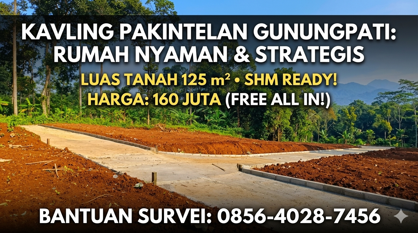 Kavling di Pakintelan Gunungpati, Pilihan Tepat untuk Bangun Rumah Nyaman