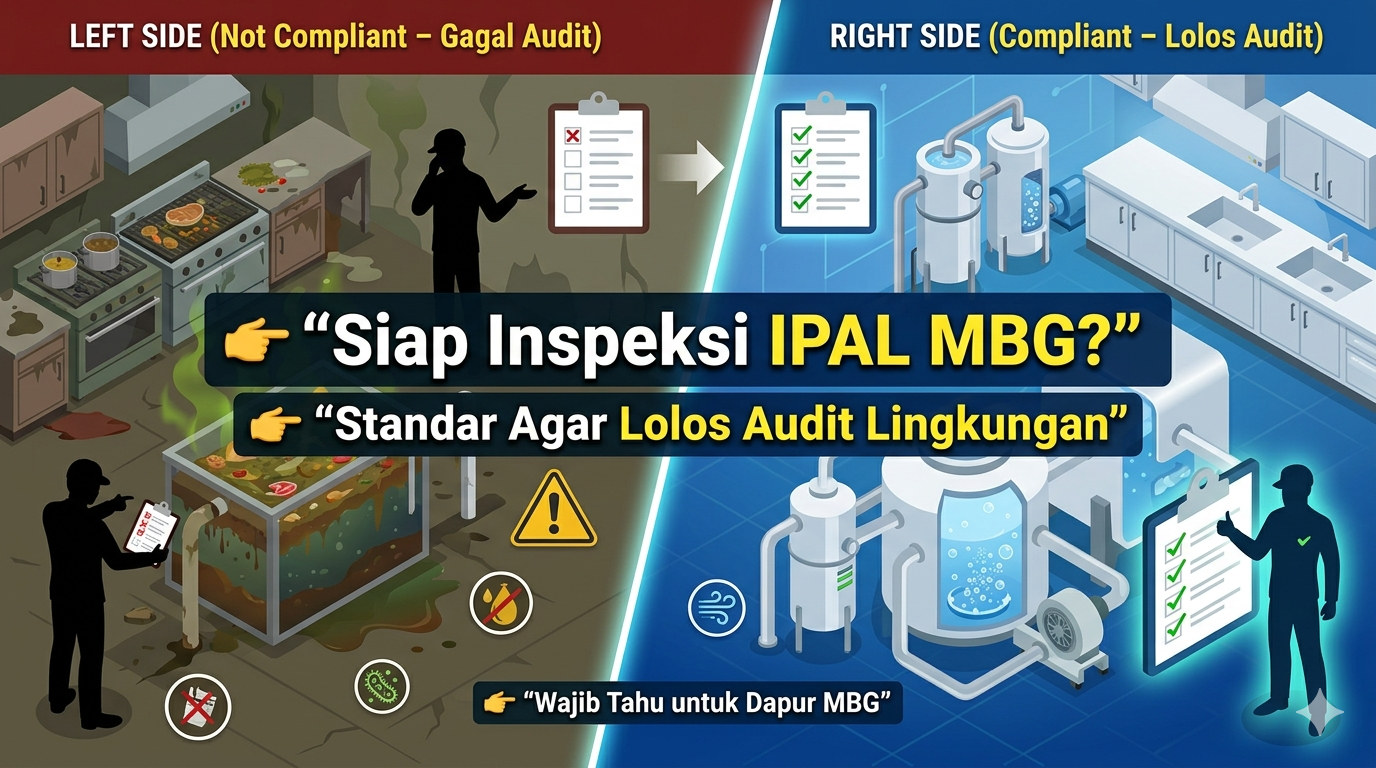 Siap Inspeksi? Begini Standar IPAL Dapur MBG agar Lolos Audit Lingkungan