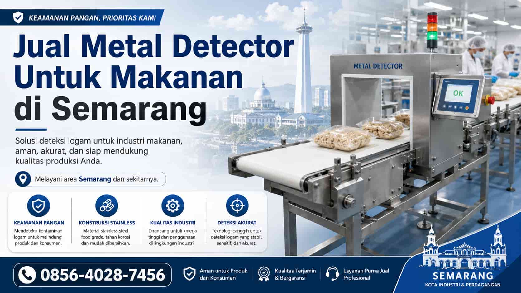 JUAL METAL DETECTOR MAKANAN DI SEMARANG