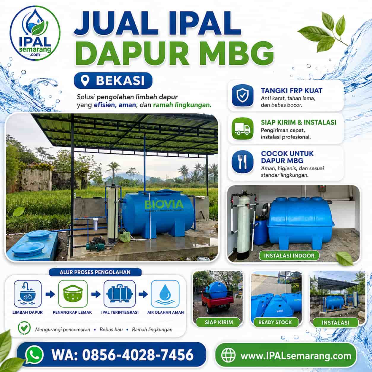 jual ipal dapur mbg bekasi