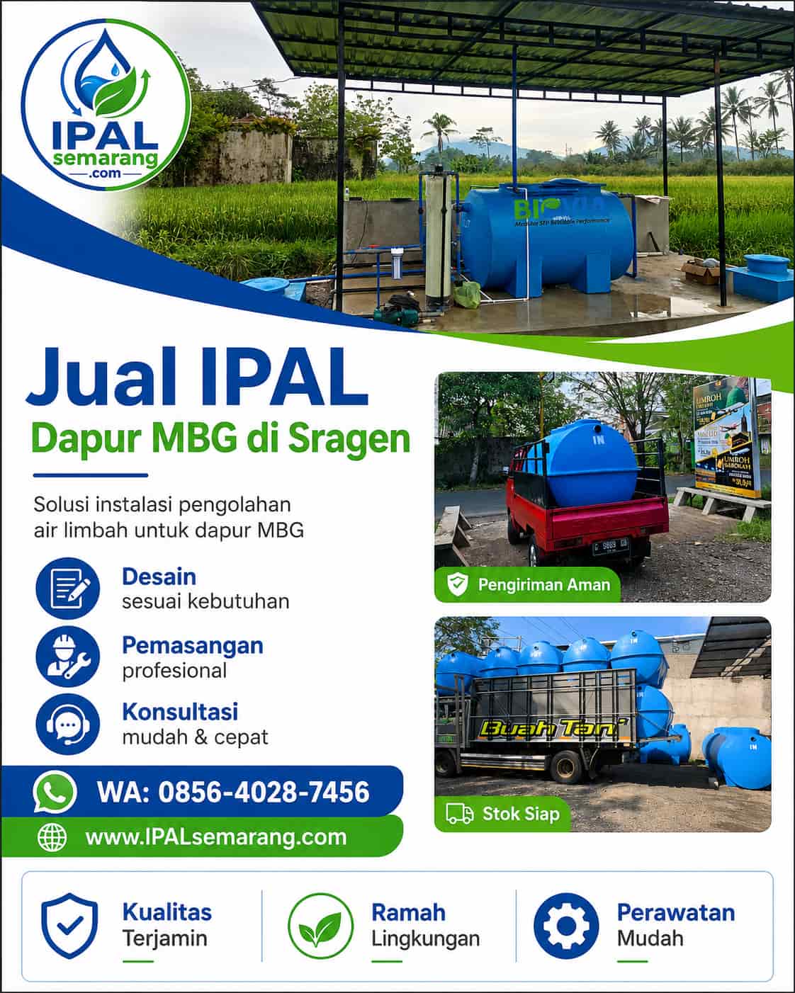 jual ipal dapur mbg di sragen