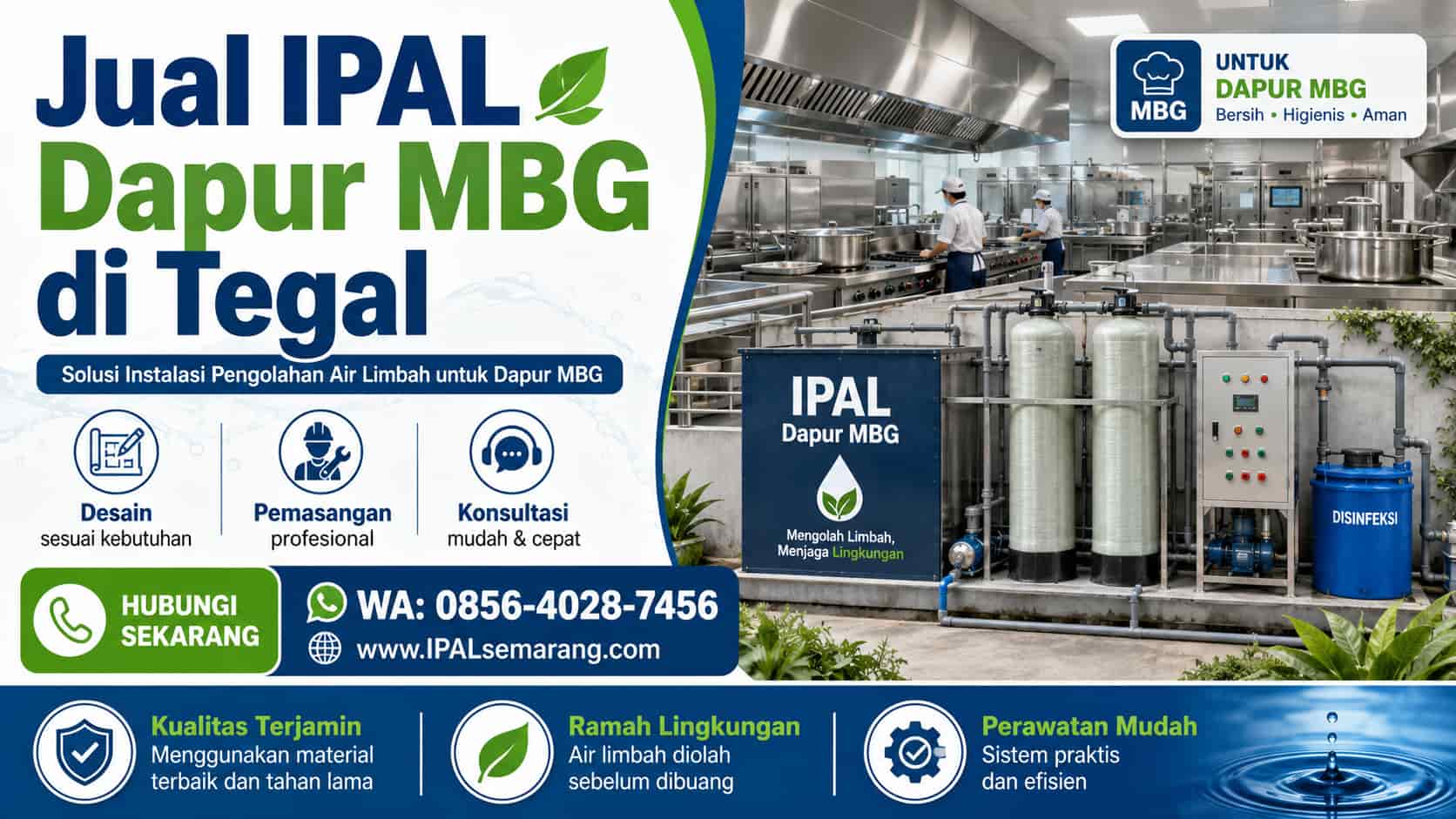 jual ipal dapur mbg di tegal