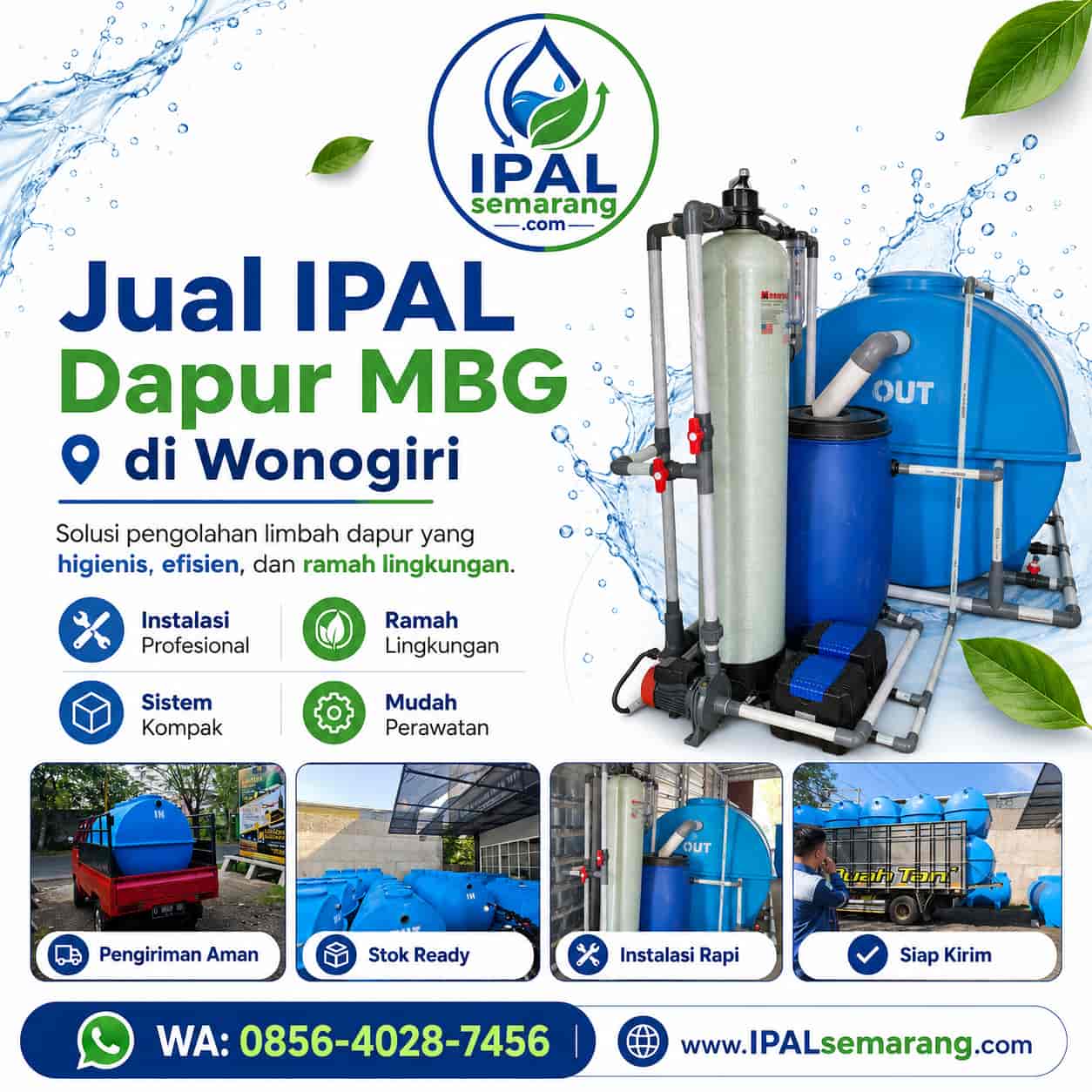 jual ipal dapur mbg di wonogiri