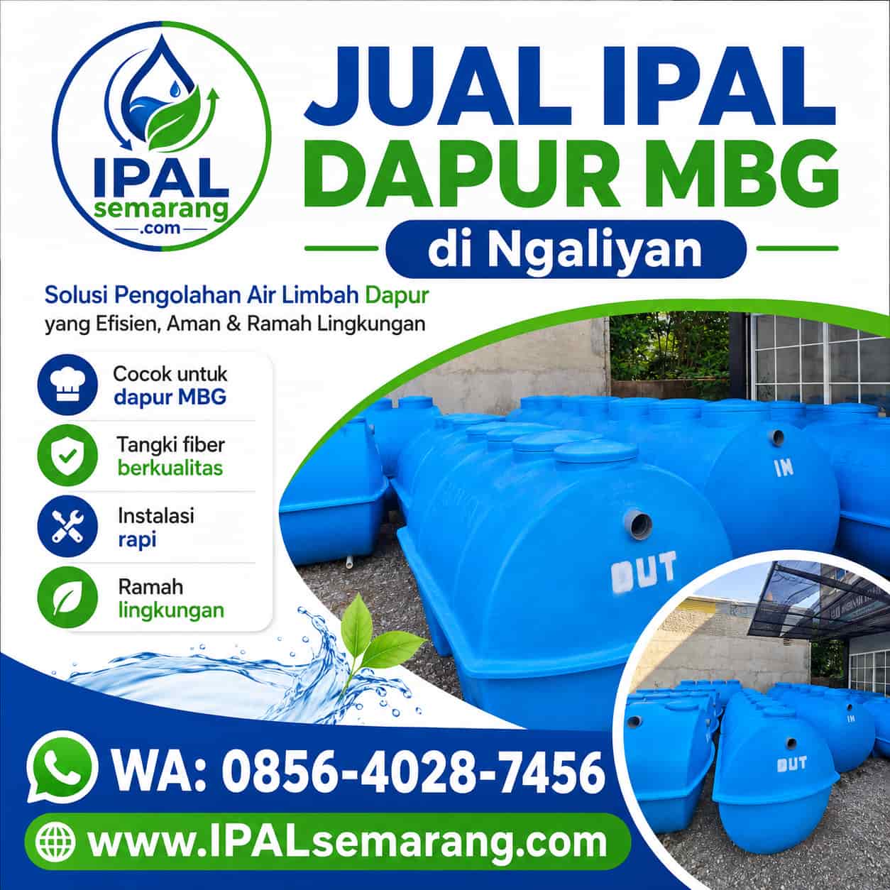 jual ipal dapur mbg ngaliyan semarang