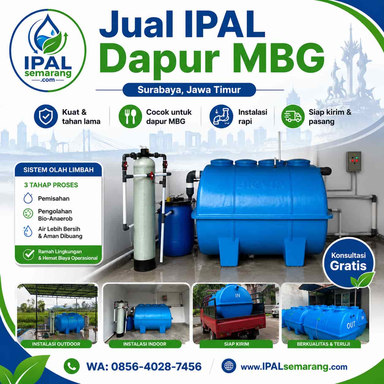 jual ipal dapur mbg surabaya jatim