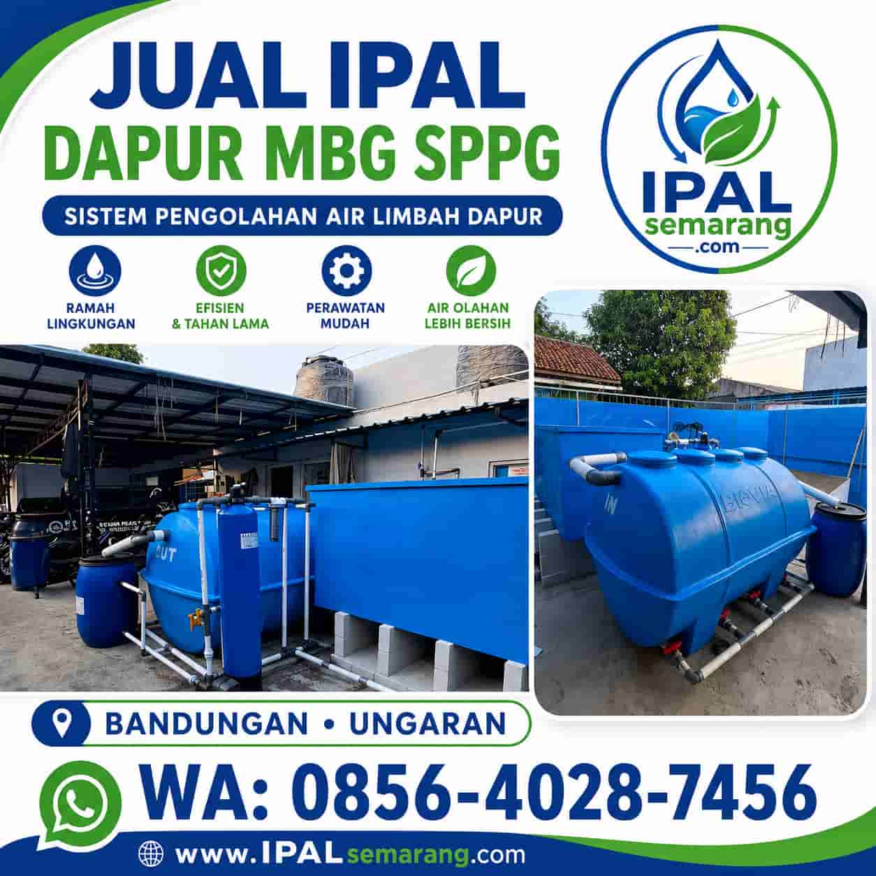 jual ipal dapur mbg bandungan ungaran