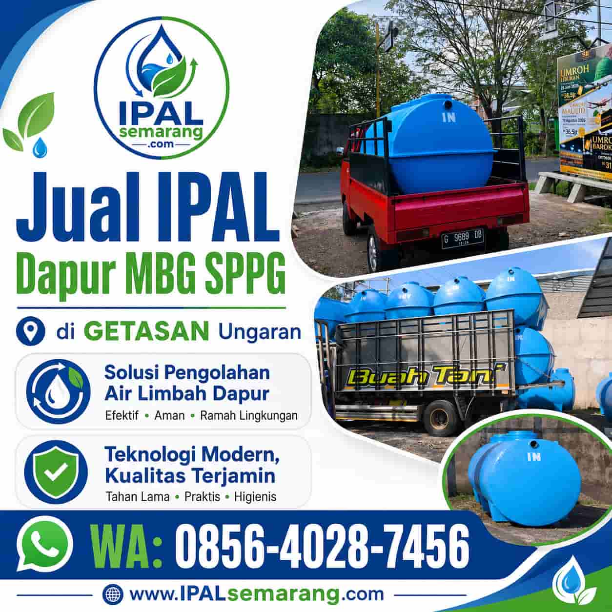 jual ipal dapur mbg di sppg getasan ungaran
