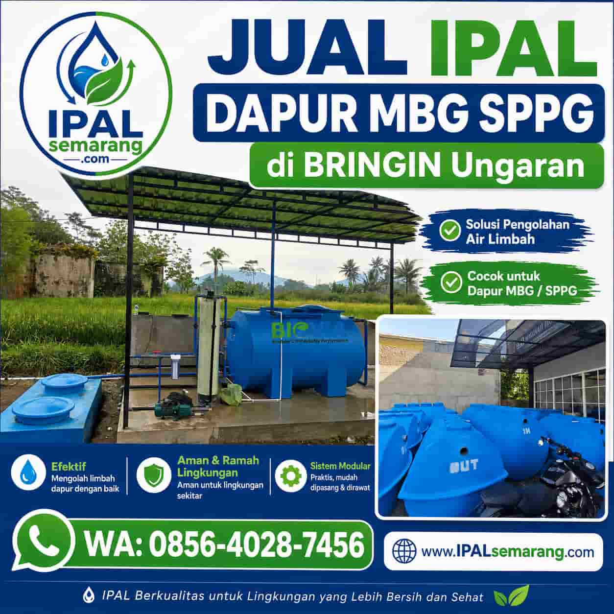 jual ipal dapur mbg sppg di bringin ungaran