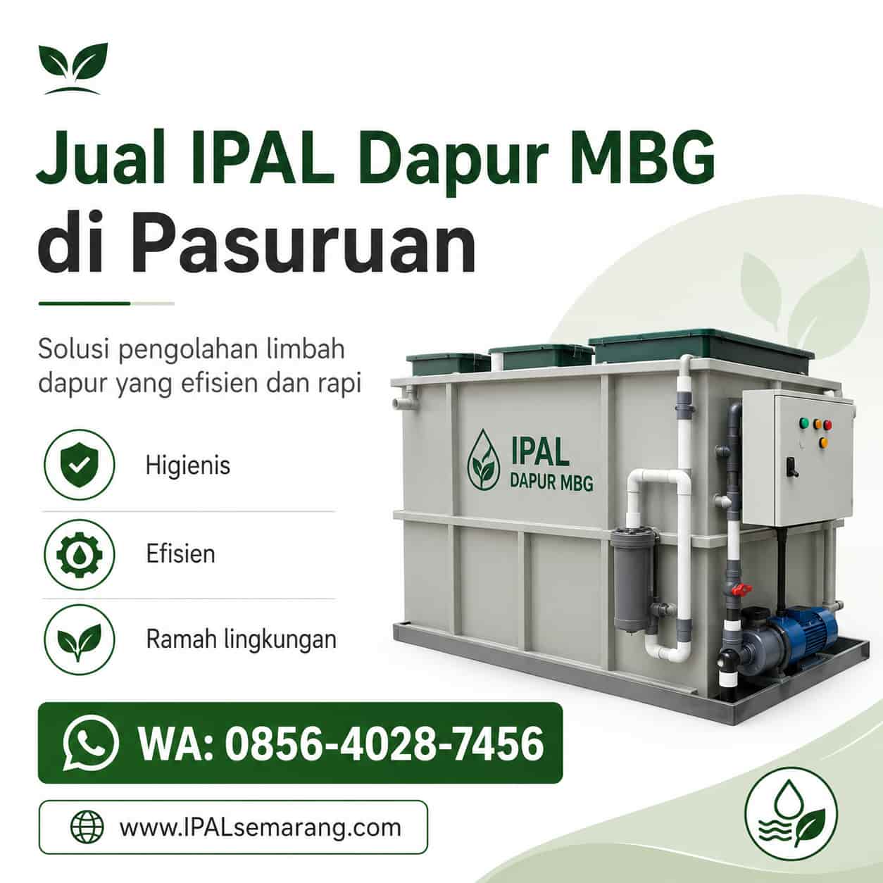 jual ipal mbg pasuruan prigen