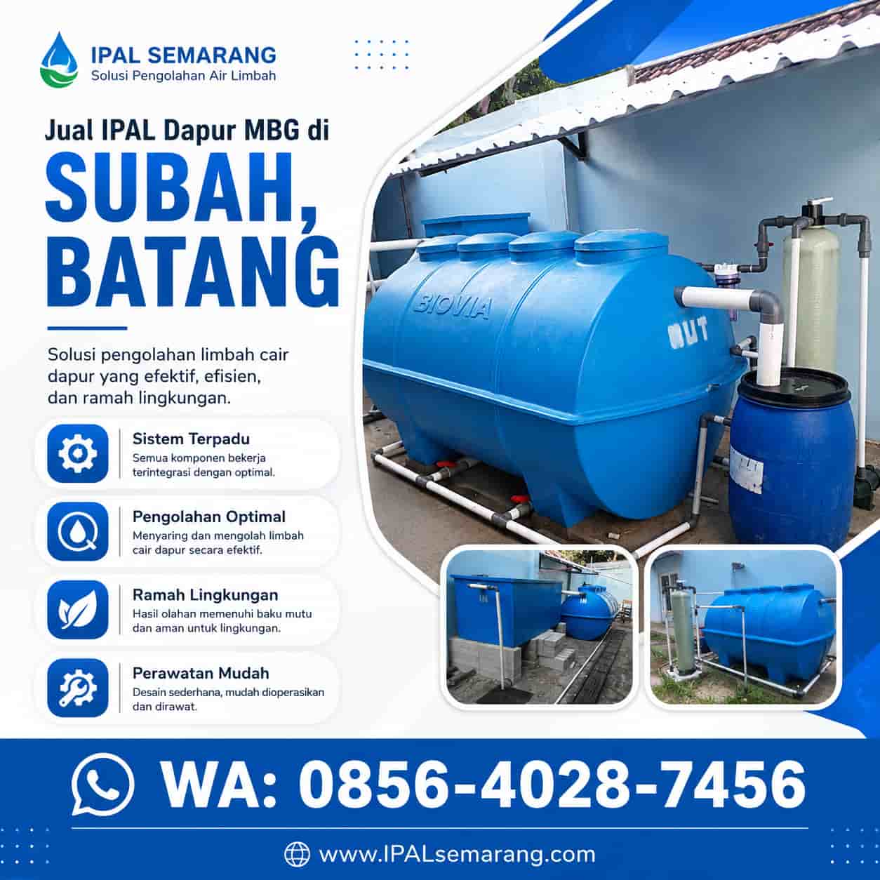 jual ipal mbg sppg di subah batang
