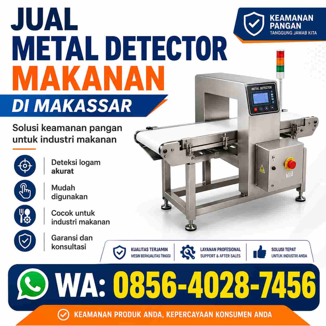 JUAL METAL DETECTOR MAKANAN DI MAKASSAR