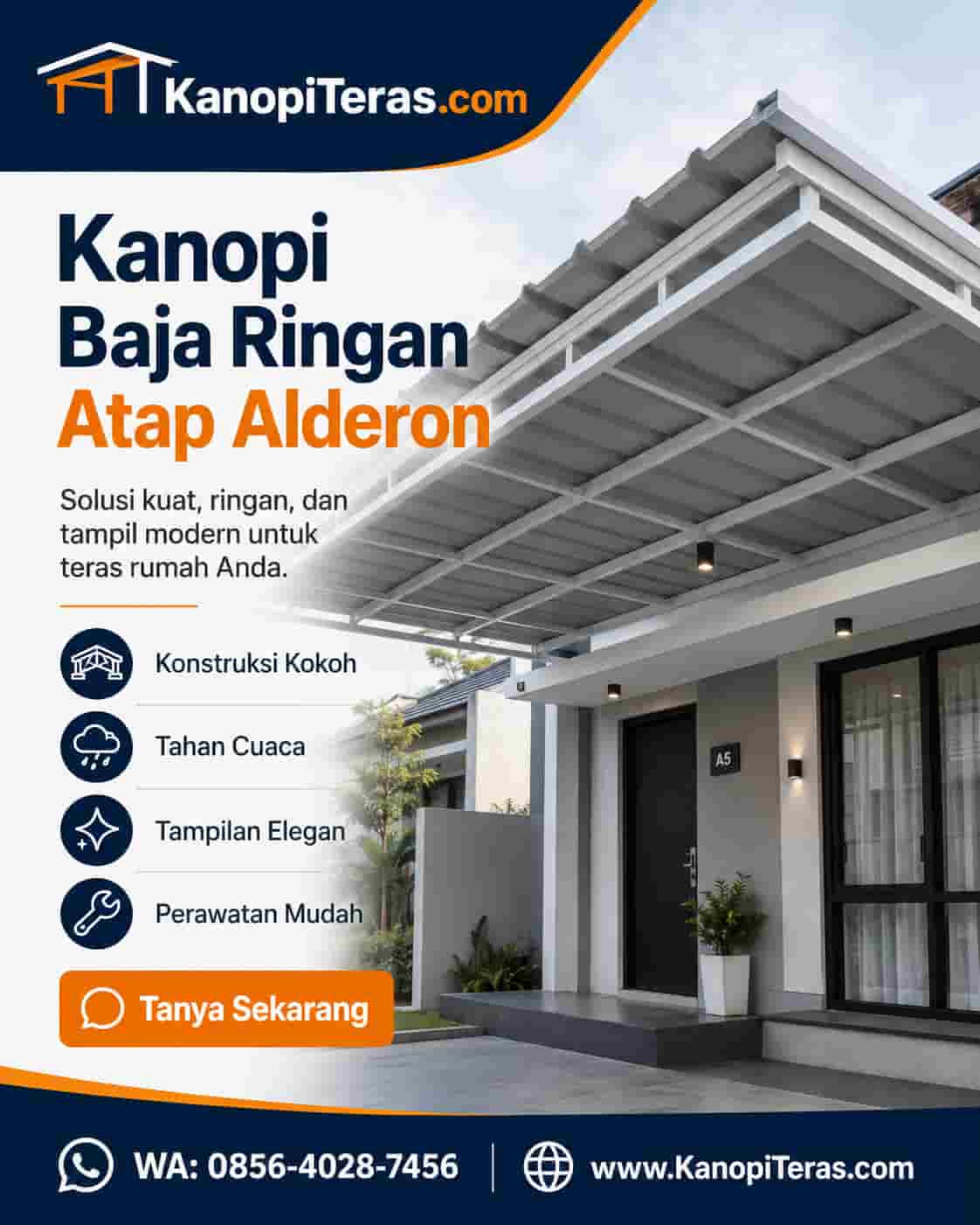 jasa pasang kanopi baja ringan di semarang (1)
