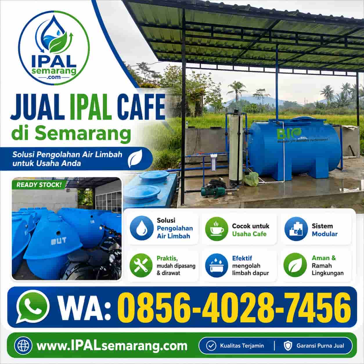 jual ipal cafe coffee shop di semarang