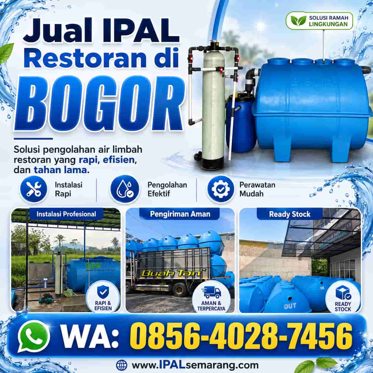 jual ipal restoran di bogor