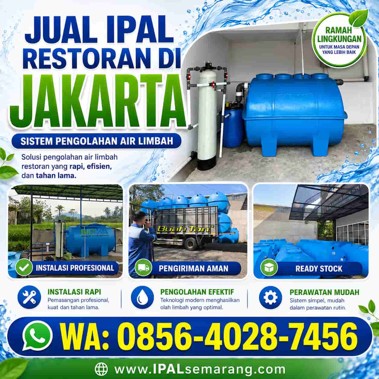 jual ipal restoran di jakarta