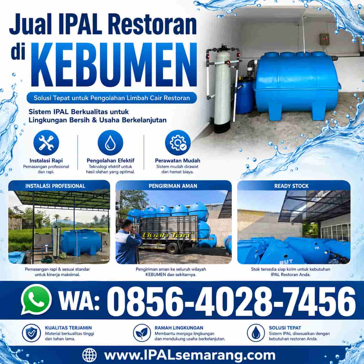 jual ipal restoran di kebumen