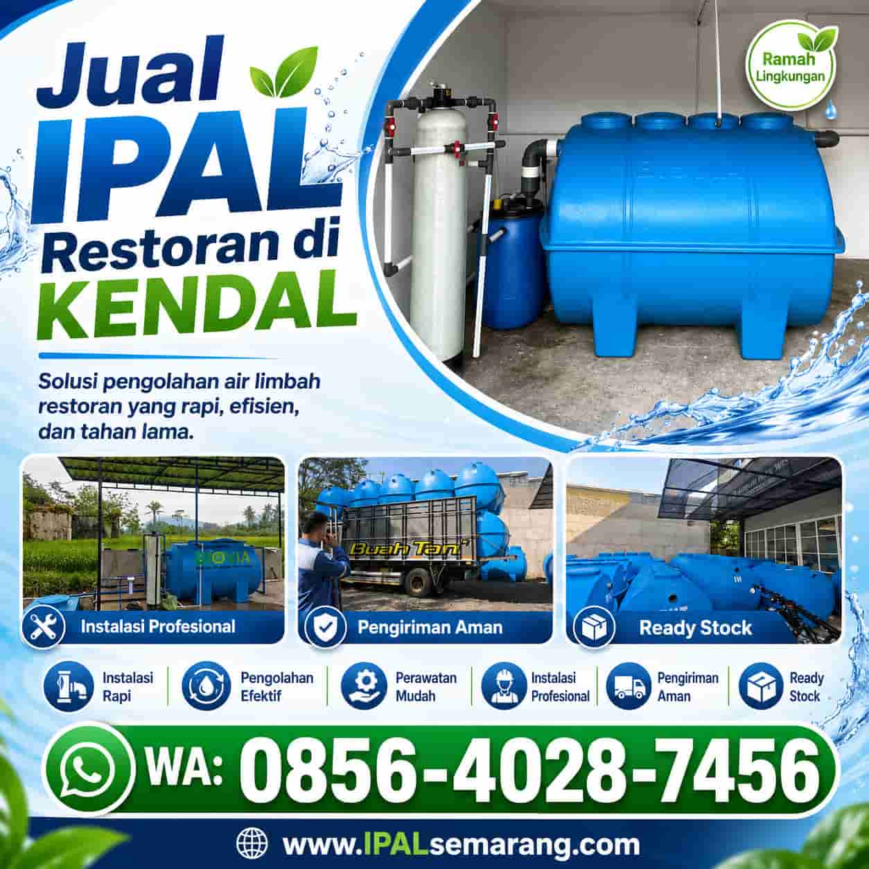 jual ipal restoran di kendal