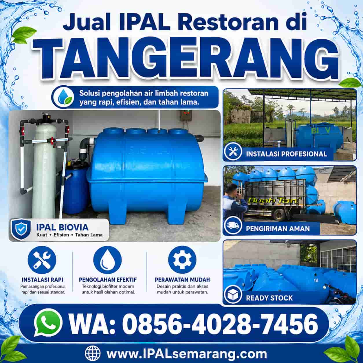 jual ipal restoran di tangerang